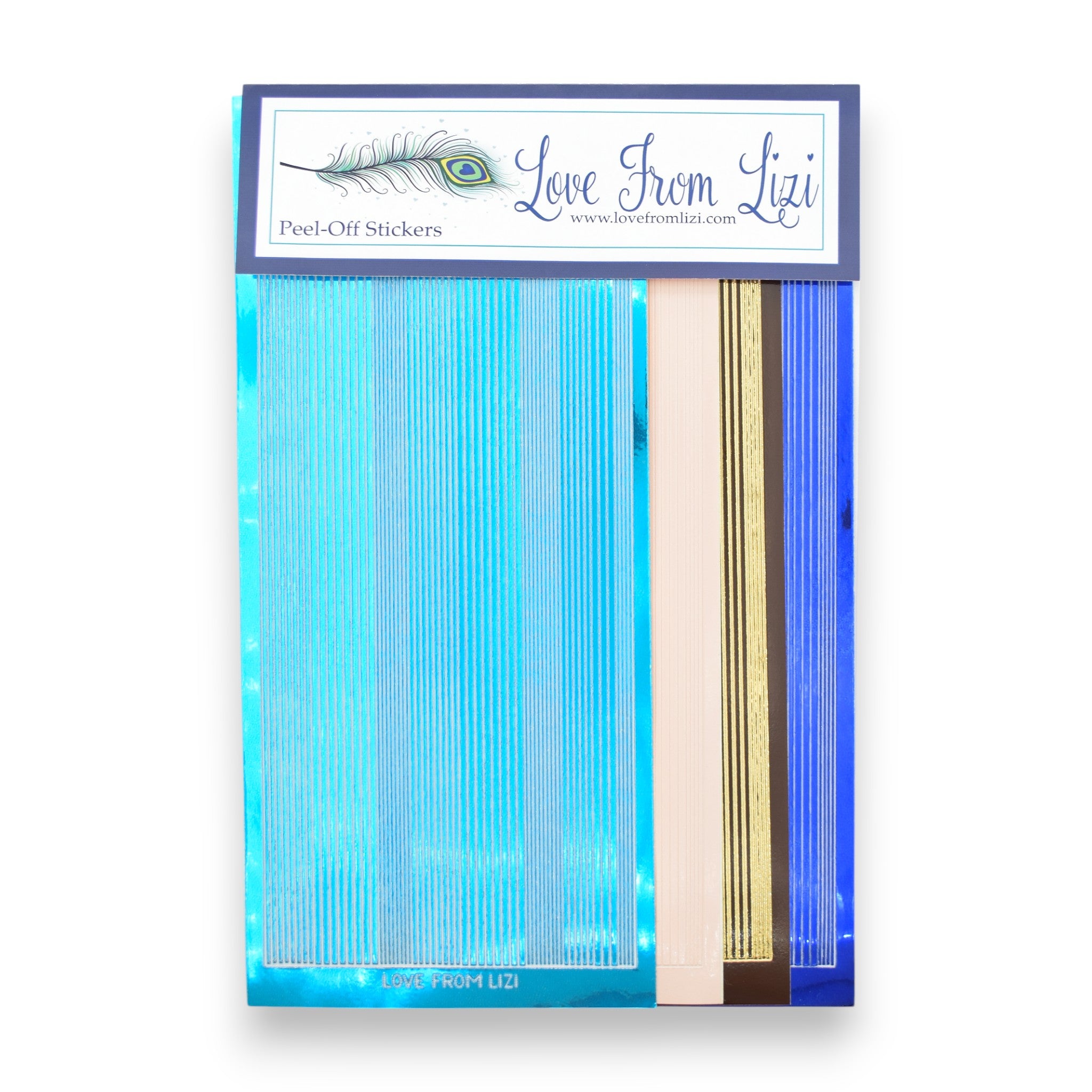 For Him - Pin Stripe Peel-Off 4 Pack